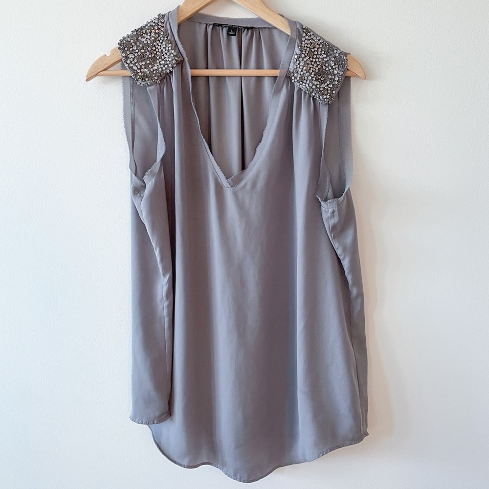 Banana Republic crystal embellished tank